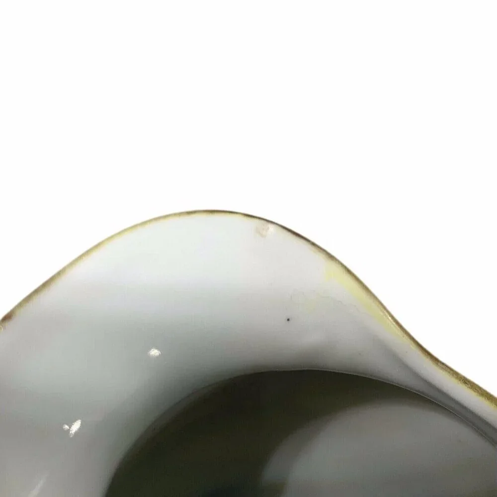 Vtg Chikaramachi Creamer Sugar Bowl Set Hand Painted Japan Green Mark 1924-35 - Picture 10 of 12